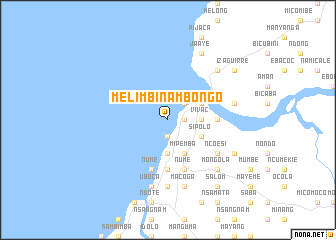 map of Melimbinambongo