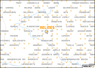 map of Melines