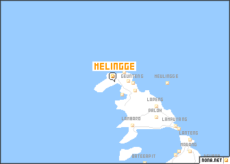 map of Melingge