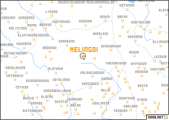 map of Melingoí