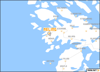 map of Meling