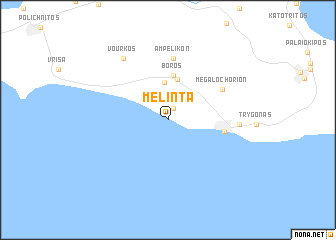 map of Melínta