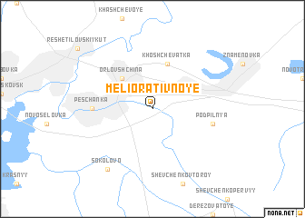 map of Meliorativnoye