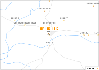 map of Melipilla