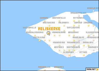 map of Meliskerke