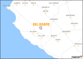 map of Melissano