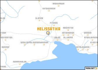 map of Melissátika