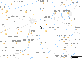 map of Mélissa