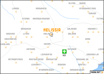 map of Melíssia