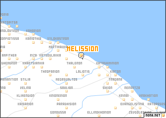 map of Melíssion