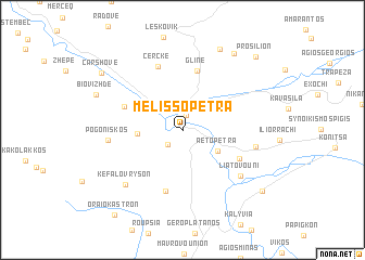 map of Melissópetra