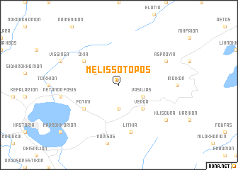 map of Melissótopos