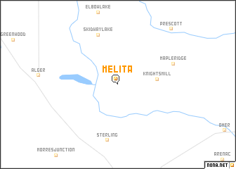 map of Melita