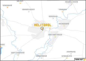 map of Melitopolʼ