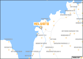 map of Melivato