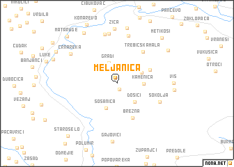 map of Meljanica