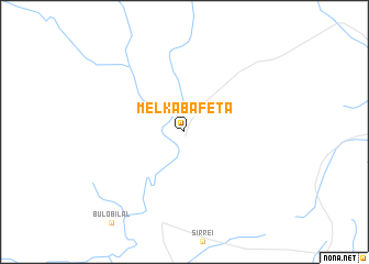 map of Melka Bafeta