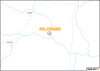 map of Melka Guba
