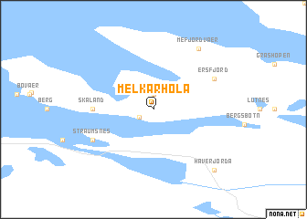 map of Melkarhola