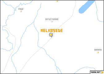 map of Melka Sede