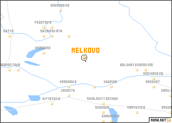 map of Melkovo