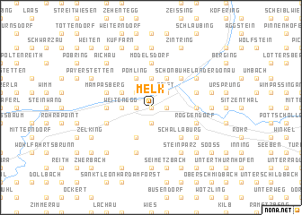 map of Melk