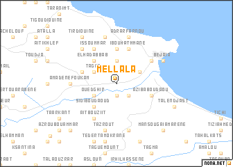 map of Mellala