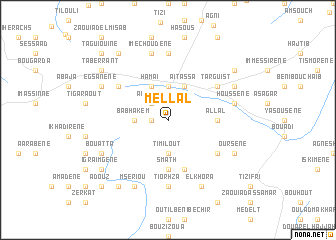 map of Mellal