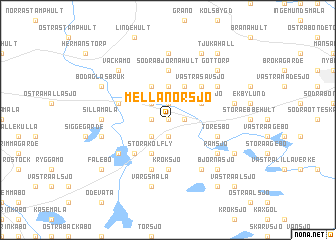 map of Mellan Örsjö