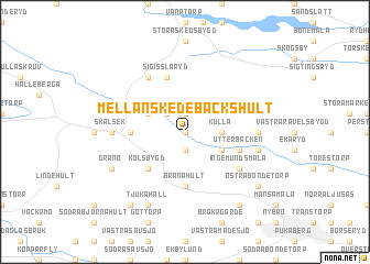 map of Mellan Skedebäckshult