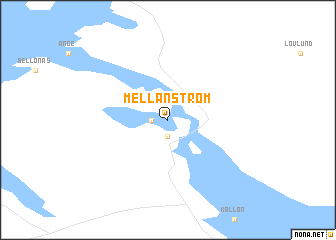 map of Mellanström