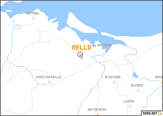 map of Mella