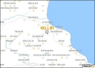 map of Mellby