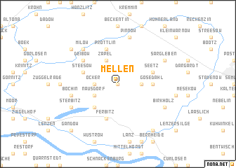 map of Mellen