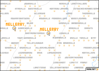 map of Melleray