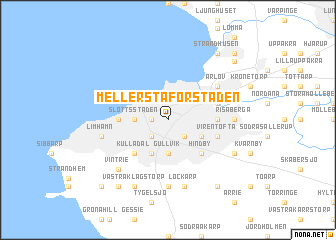 map of Mellersta Förstaden