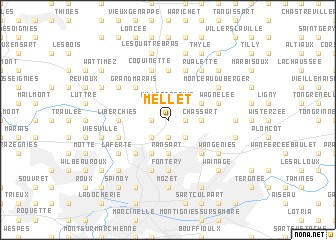 map of Mellet