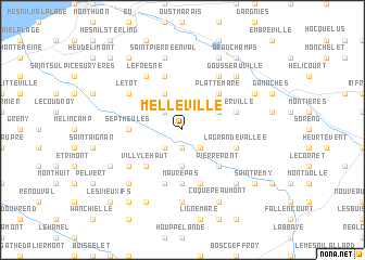 map of Melleville