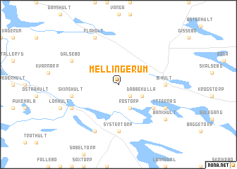 map of Mellingerum