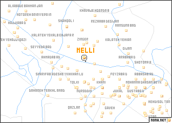 map of Mellī