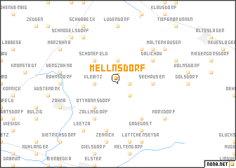 map of Mellnsdorf