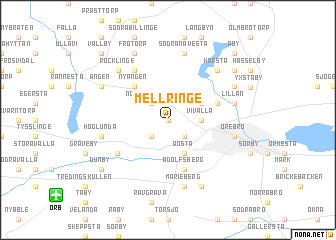 map of Mellringe