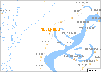 map of Mellwood