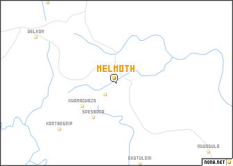 Melmoth (South Africa) map - nona.net