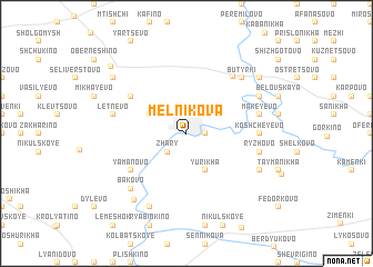 map of Mel\