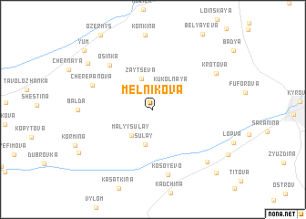 map of (( Mel\