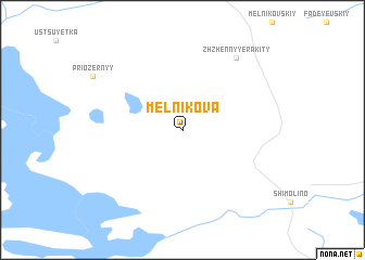 map of Mel\