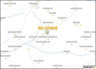 map of Melʼnikovo