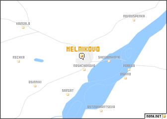 map of Mel\