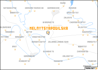 map of Mel\